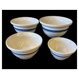 Lot of vintage Roseville ceramic bowls