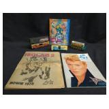 Group of David Bowie momorabilia, and graffiti art