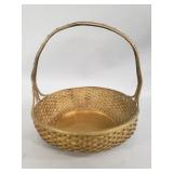 Vintage brass wire basket