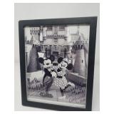 Signed photograph of Minnie and Mickey mouse