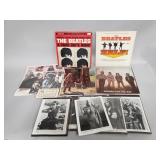 Group of LP records and lobby cards