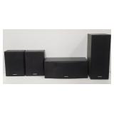 4-piece Onkyo speakers, box lot