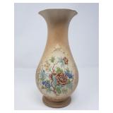 Vintage hand decorated ceramic vase