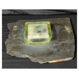 Large slate Ikebana vase