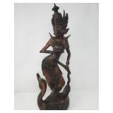 Vintage carved wood Balinese sculpture
