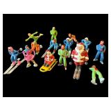 Lot of vintage cast lead figurines