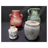 Group of porcelain and ceramic vases