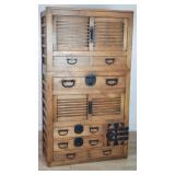 Vitntage 2-piece Japanese Choba Tansu