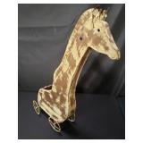 Giraffe metal planter
