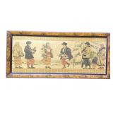 Vintage framed print