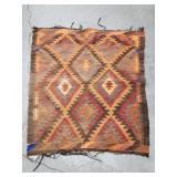 Handwoven Kilim wool rug