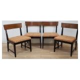 Group of 4 Dunbar Mid-century Modern chairs
