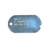 Sterling silver dog tag