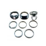 Group of 925 Silver rings