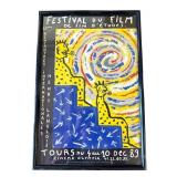 Framed festival poster