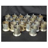 Group of silver plate drink holder