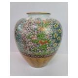 Japanese Kutani porcelain vase