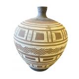 Signed Native American-style ceramic vase