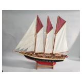 Vintage model ship made by Terrance Mckree