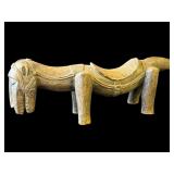 Vintage Senufo African-style wood sculpture