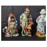 Group of Asian porcelain figurines