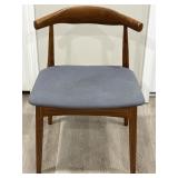 Mid century-style Organic Modernism wood chair