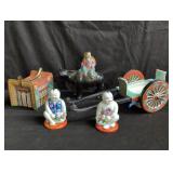 Group of Asian porcelain figures