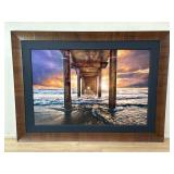 Framed signed large photo print