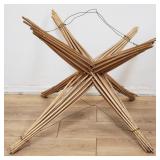 Vintage wood star ornament