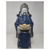 Chinese blue and white porcelain figurine
