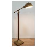 Ethan Allen-style brass floor lamp