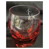 Moser hand blown crystal glass