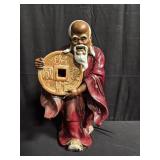 Signed Chinese mudman figure