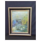 Vintage signed oil on canvas