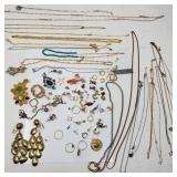 Costume jewelry; rings, necklaces, earrings, etc