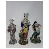 Group of Asian porcelain figurines