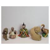 Group of ceramic figures biggest one is