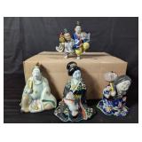 Group of Vintage Porcelain figurines