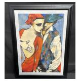 Framed signed oil on canvas