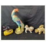 Group of vintage Asian porcelain figurines