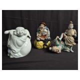 3 Asian porcelain figurines