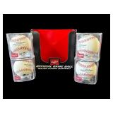 Lot of 4 major league baseballs