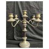 Vintage silver plated candelabra
