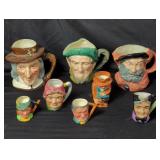 Group of Royal Doulton mugs