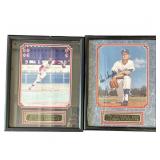 Don Drysdale & Bob Gibson autographed photos