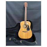 Fender D8-8S NAT acoustic guitar w/hard case