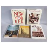 Group of coffee table books