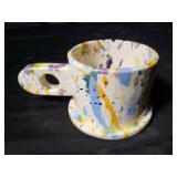 Peter Shire EXP ceramic spatter mug
