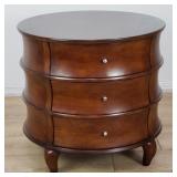 Bernhardt-style contemporary mahogany side table
