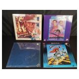 Group of laser disk movies